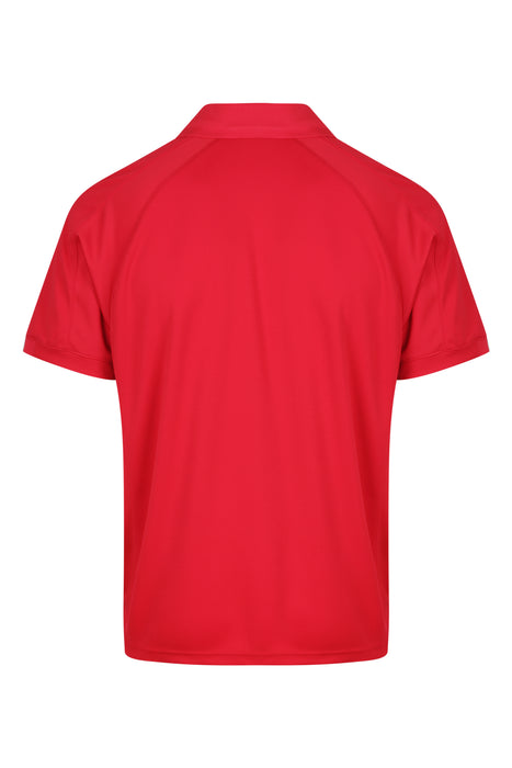 FLINDERS MENS POLOS - RED/WHITE
