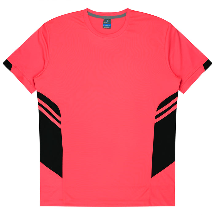 TASMAN KIDS TEES - NEON PINK/BLACK
