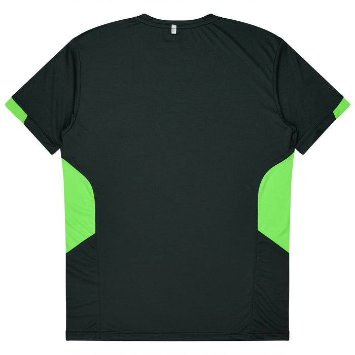 TASMAN KIDS TEES - SLATE/NEON GREEN