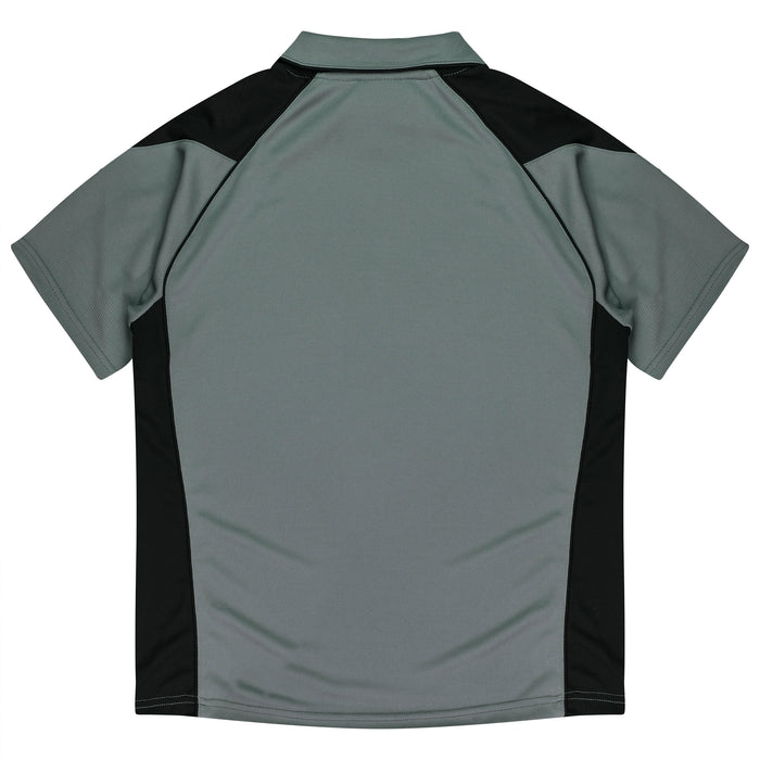 PREMIER KIDS POLOS - ASHE/BLACK