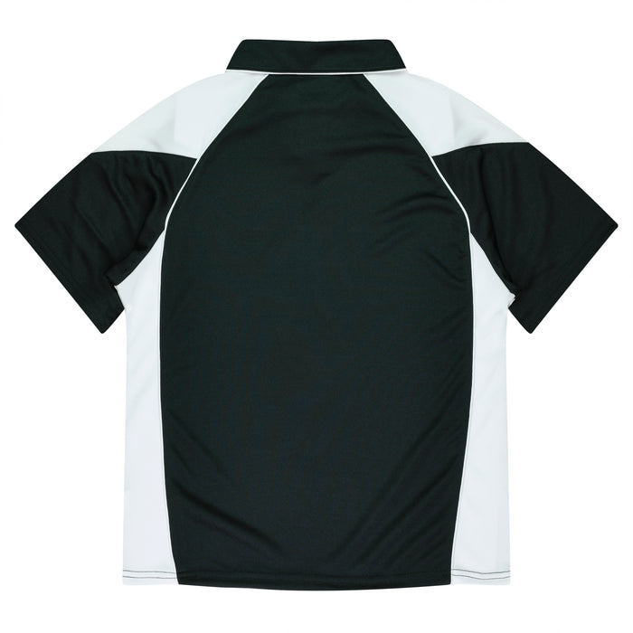 PREMIER LADY POLOS - BLACK/WHITE