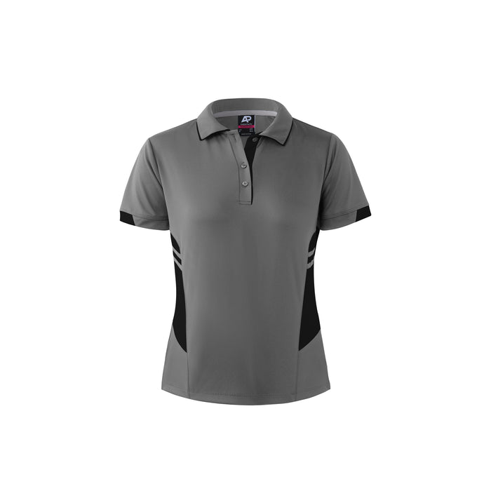 TASMAN LADY POLOS - ASHE/BLACK