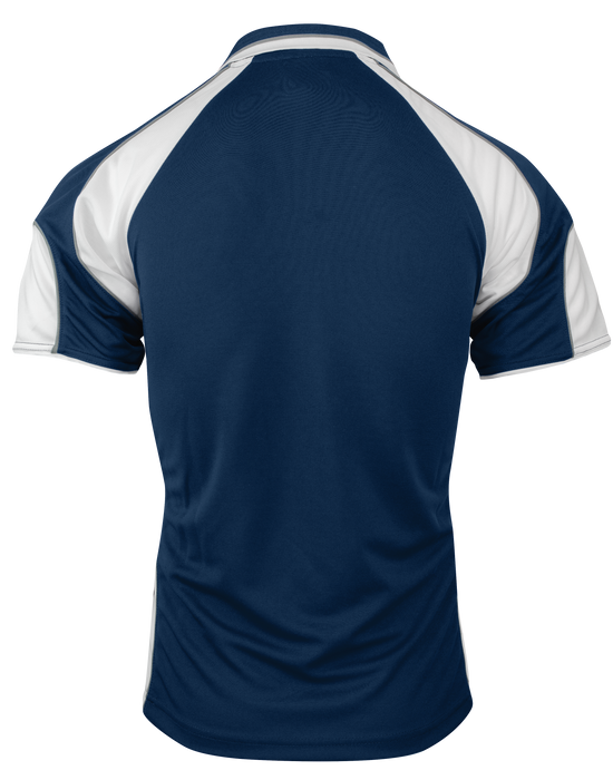 MURRAY MENS POLOS - NAVY/WHITE