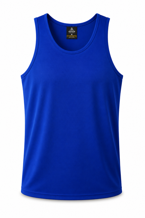 BOTANY MENS SINGLETS - ROYAL