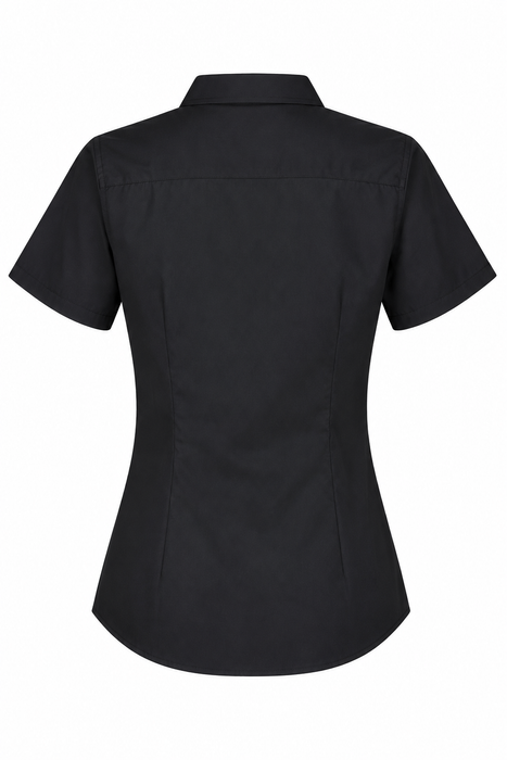 KINGSWOOD LADY SHIRT SHORT SLEEVE - BLACK