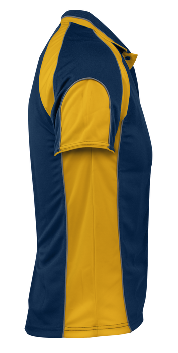 MURRAY MENS POLOS - NAVY/GOLD