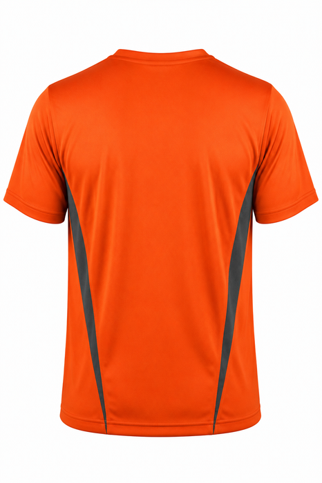 EUREKA MENS TEES - ORANGE/CHARCOAL