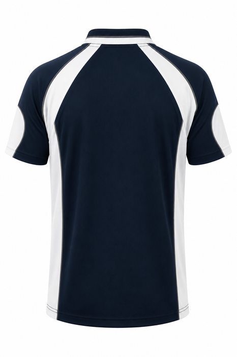 MURRAY MENS POLOS - NAVY/WHITE