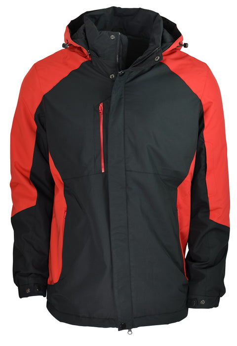 NAPIER MENS JACKETS - BLACK/RED