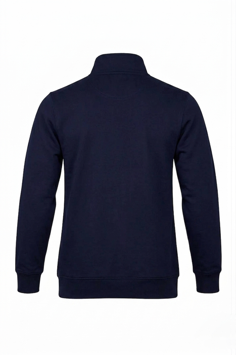 MAWSON MENS 1/4 ZIP SWEATER - NAVY