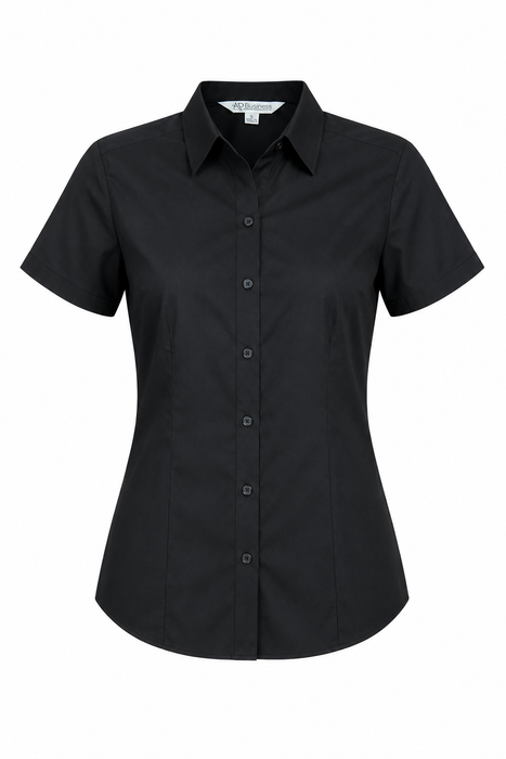 KINGSWOOD LADY SHIRT SHORT SLEEVE - BLACK