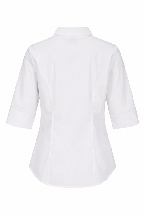 MOSMAN LADY SHIRT 3/4 SLEEVE - WHITE