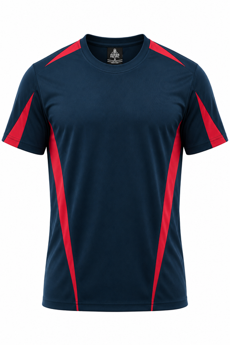 EUREKA KIDS TEES - NAVY/RED
