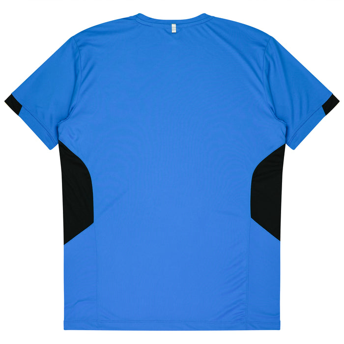 TASMAN KIDS TEES - CYAN/BLACK