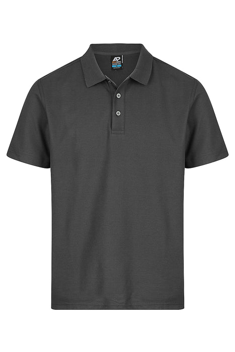 HUNTER MENS POLOS - SLATE