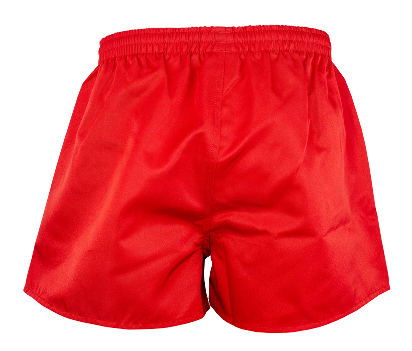 RUGBY MENS SHORTS - RED