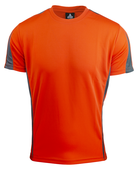 EUREKA MENS TEES - ORANGE/CHARCOAL