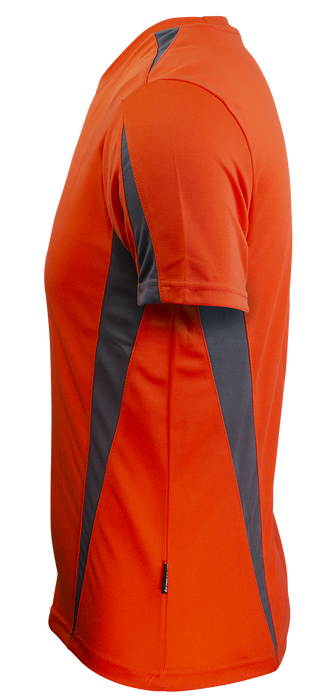 EUREKA MENS TEES - ORANGE/CHARCOAL
