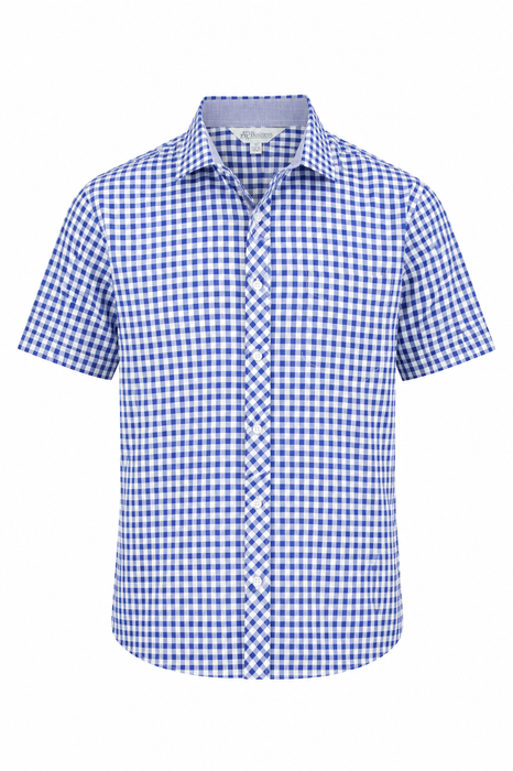 BRIGHTON MENS SHIRT SHORT SLEEVE - FRENCH BLUE