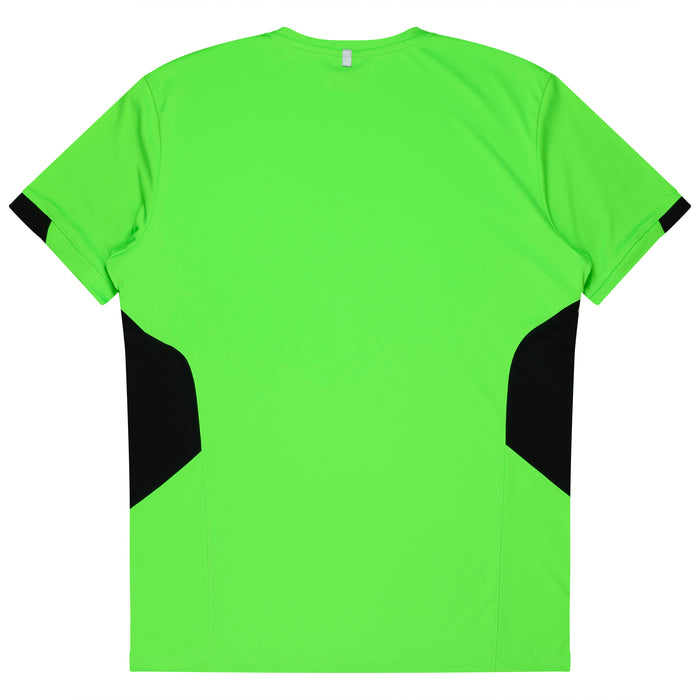 TASMAN KIDS TEES - NEON GREEN/BLACK