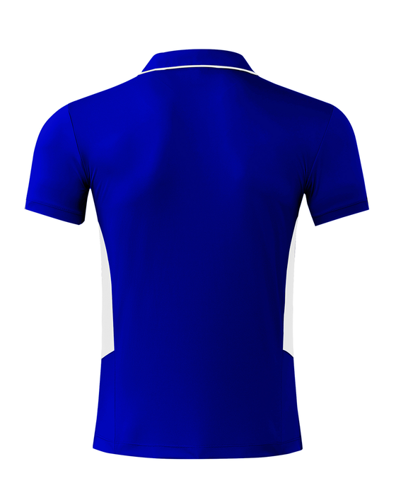 TASMAN MENS POLOS - ROYAL/WHITE