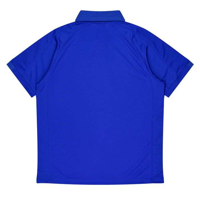 FLINDERS MENS POLOS - ROYAL/WHITE