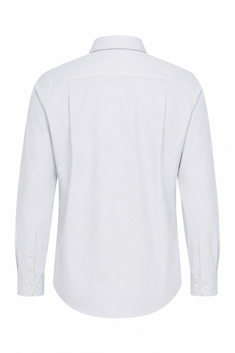 MOSMAN MENS SHIRT LONG SLEEVE - WHITE