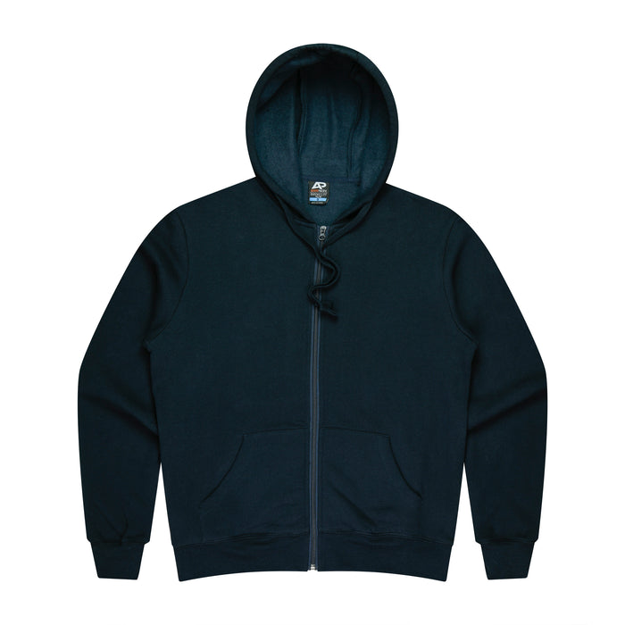 QUEENSCLIFF ZIP MENS HOODIES - NAVY