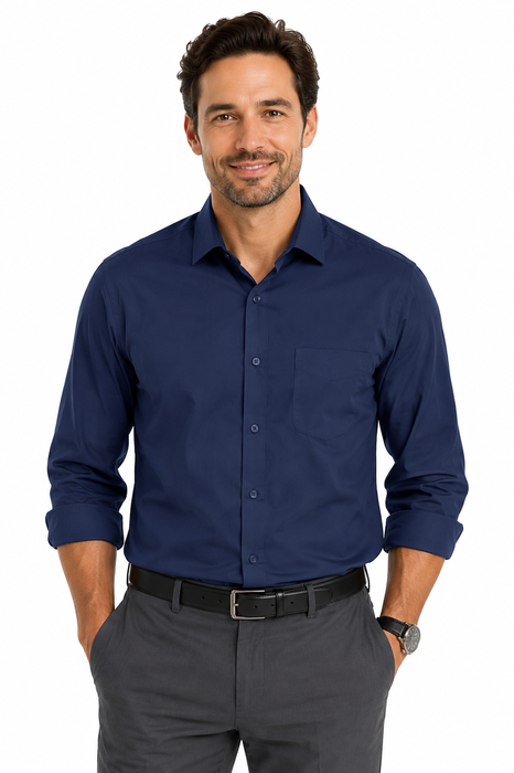 MOSMAN MENS SHIRT LONG SLEEVE - 1903L