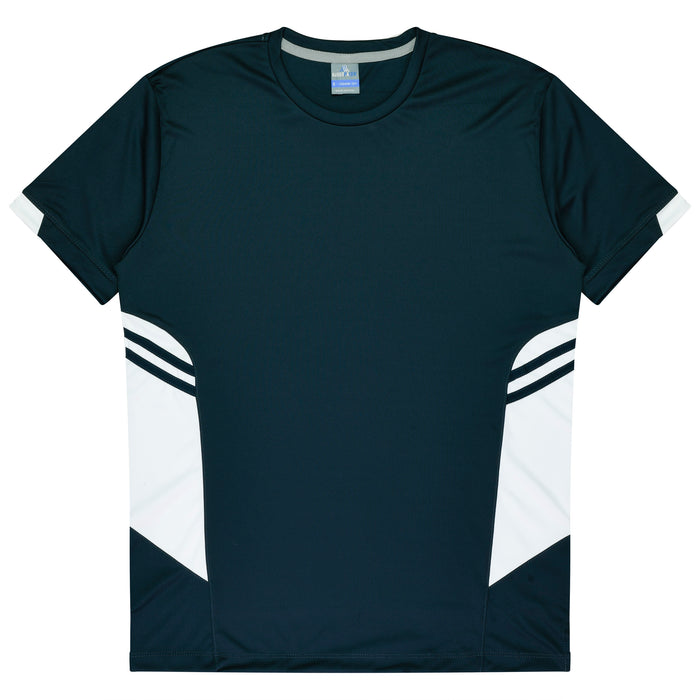 TASMAN KIDS TEES - NAVY/WHITE