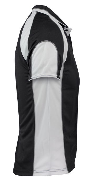 MURRAY MENS POLOS - BLACK/WHITE