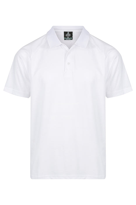 KEIRA MENS POLOS - WHITE