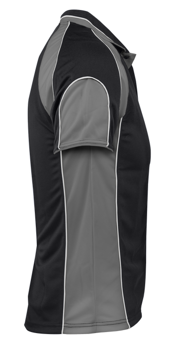 MURRAY MENS POLOS - BLACK/ASHE