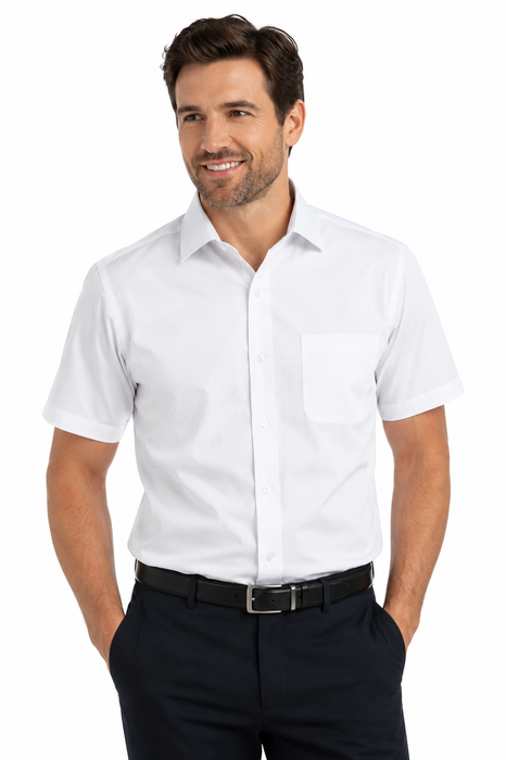 KINGSWOOD MENS SHIRT SHORT SLEEVE - 1910S