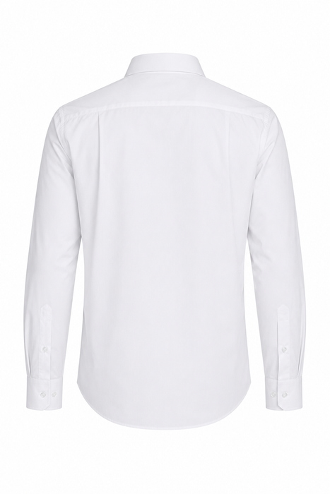 KINGSWOOD MENS SHIRT LONG SLEEVE -  WHITE