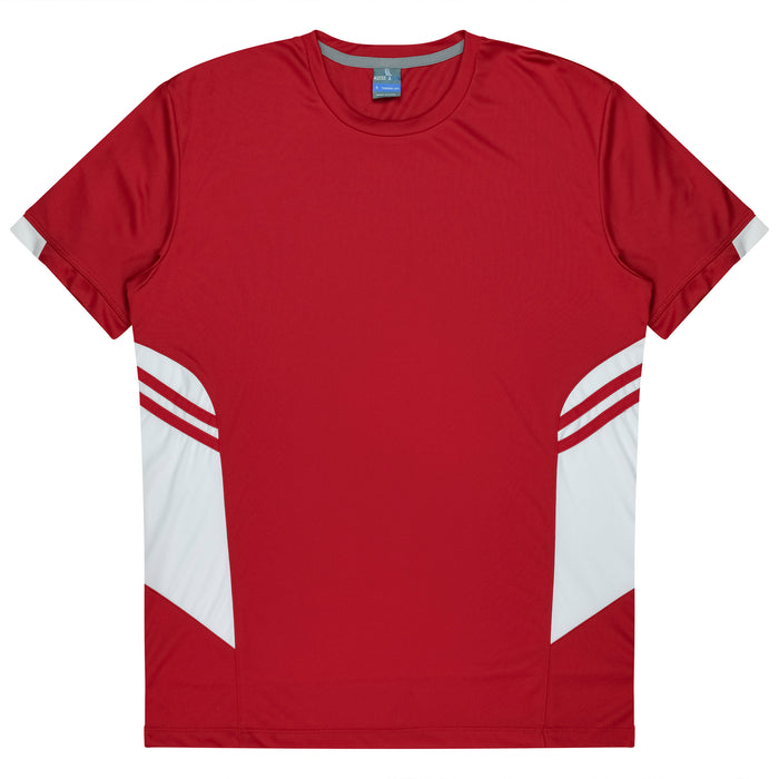 TASMAN KIDS TEES - RED/WHITE