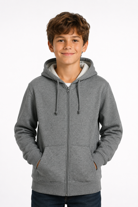 QUEENSCLIFF ZIP KIDS HOODIES - 3528