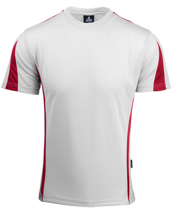 EUREKA MENS TEES - WHITE/RED